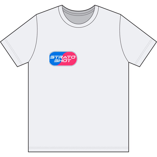White Stratoshot Branded T-Shirt